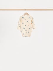 Teal Blue 7 Pack Baby Bodysuits - Image 9 of 13