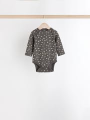 Neutral 3 Pack Baby Rib Bodysuits - Image 6 of 10