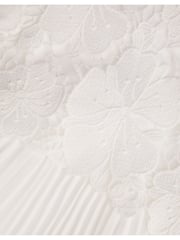 Monsoon Natural Otissa Lace Pleated Dress - Image 4 of 4