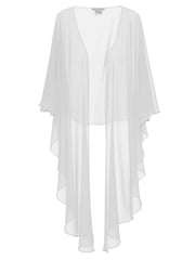Gina Bacconi Chiffon Shawl CoverUp - Image 1 of 1