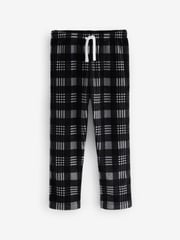 Blue/Black Check Fleece Pyjama Bottoms 2 Pack (3-16yrs) - Image 6 of 9