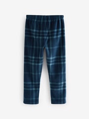 Blue/Black Check Fleece Pyjama Bottoms 2 Pack (3-16yrs) - Image 7 of 9