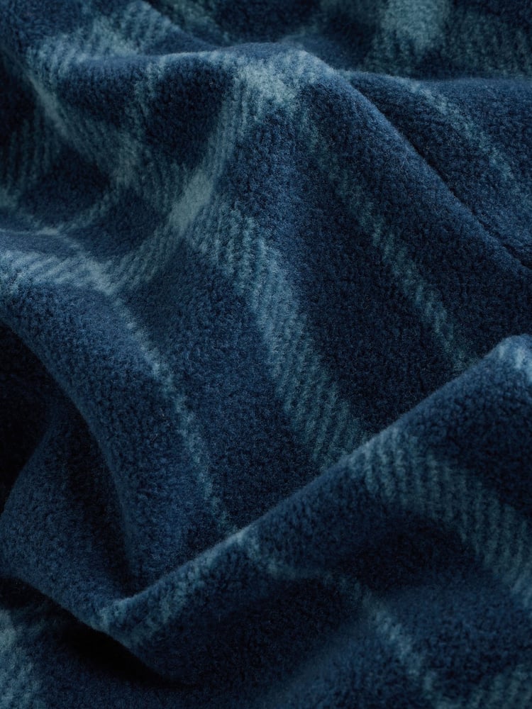 Blue/Black Check Fleece Pyjama Bottoms 2 Pack (3-16yrs) - Image 9 of 9