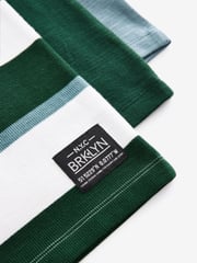 Blue/Green Relaxed Fit Textured Short Sleeve T-Shirts 3 Pack (3-16yrs) - Image 7 of 7