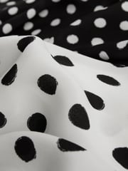 Florere Polka Dot Asymmetric Midi Dress - Image 5 of 5