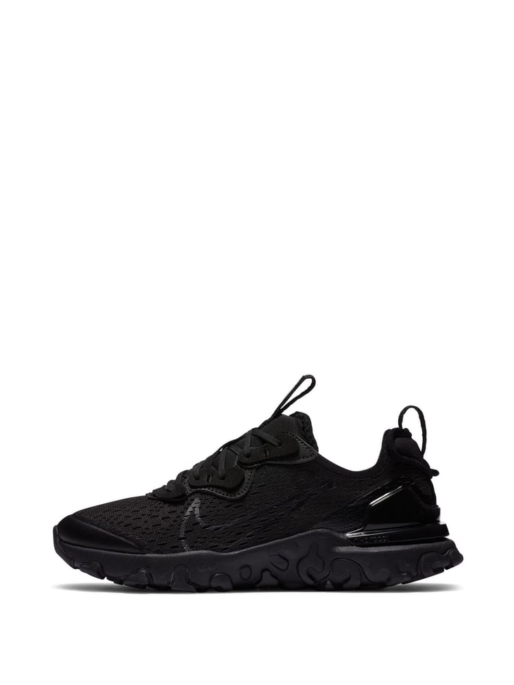 Nike Black React Vision Youth Trainers - Image 2 of 10