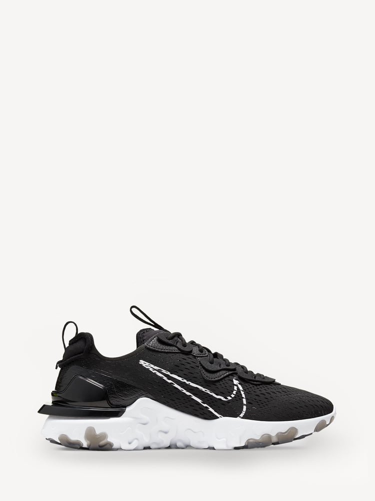 Nike Black/White React Vision Trainers - Image 1 of 8
