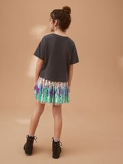 Green Sequin Skirt (3-16yrs) - Image 3 of 7