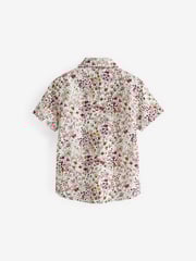 Pink Floral Short Sleeve Shirt And Bow Tie Set (3mths-7yrs) - Image 7 of 8