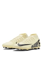 Nike Cream Adults Mercurial Superfly 9 Club Cream Ground Football Boots - Image 3 of 11