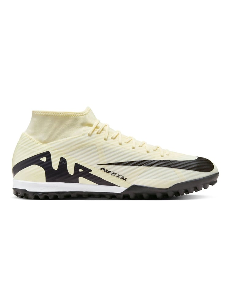 Nike Yellow Zoom Mercurial Superfly 9 Academy Turf Football Boots - Image 1 of 10