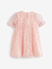 Pink Sequin Mesh Flower Party Dress (3-16yrs) - Image 5 of 6