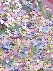 Lilac Purple/Pastel Rainbow Sequin Sparkle Party Dress (3-16yrs) - Image 5 of 5