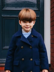 Trotters London Blue Pea Coat - Image 1 of 4