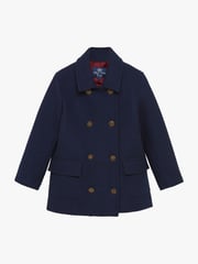Trotters London Blue Pea Coat - Image 2 of 4