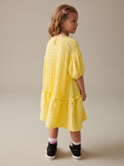 Soft Yellow 3D Texture Dress (3-16yrs) - Image 2 of 8