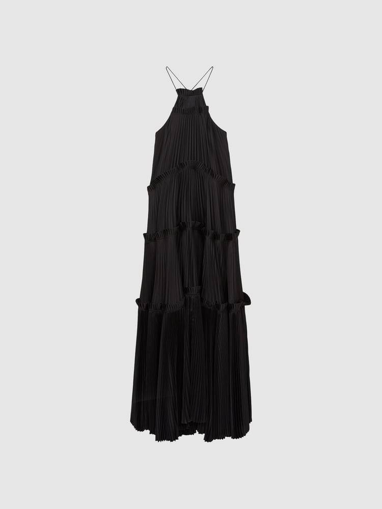 Acler Ruffle Halterneck Maxi Dress - Image 2 of 6