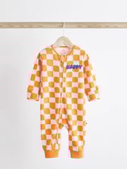 Multi Baby Footless Sleepsuit With Zip 3 Pack (0-3yrs) - Image 4 of 13
