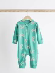 Multi Baby Footless Sleepsuit With Zip 3 Pack (0-3yrs) - Image 7 of 13