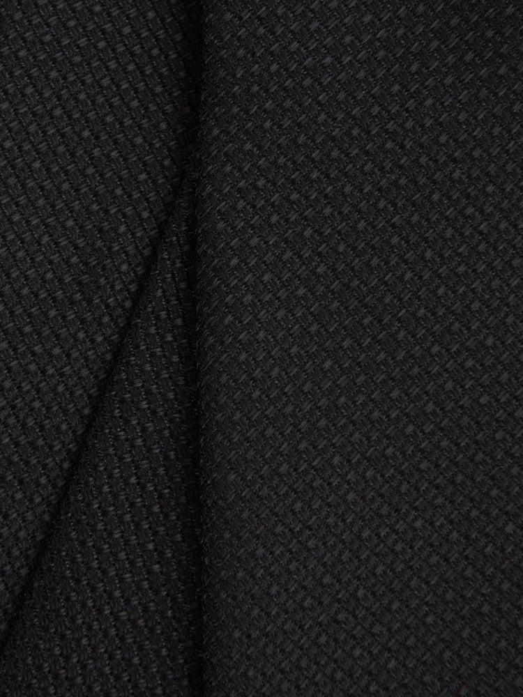Reiss Black Ceremony Textured Silk Blend Tie - Image 5 of 5 Reiss Black Ceremony Textured Silk Blend Tie - Image 5 of 5
