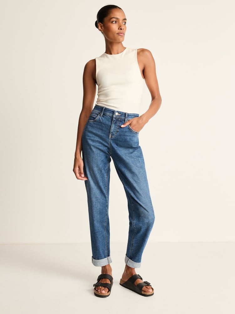 Dunkelblau - Boyfriend-Jeans - Bild 1 von 6