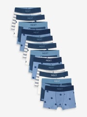 Blue Stars & Stripes Trunks 10 Pack (1.5-16yrs) - Image 1 of 7
