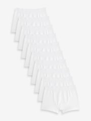 White Trunks 10 Pack (1.5-16yrs) - Image 1 of 4