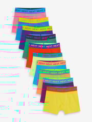 Contrast Brights Trunks 10 Pack (1.5-16yrs) - Image 1 of 4