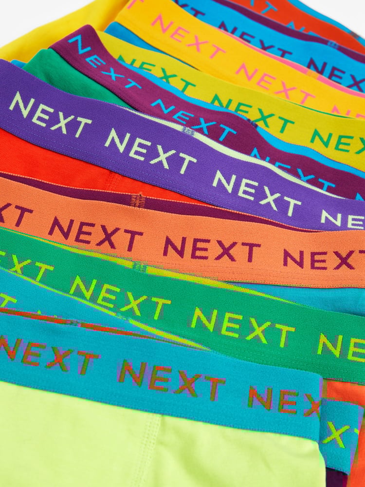 Contrast Brights Trunks 10 Pack (1.5-16yrs) - Image 4 of 4