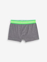 Grey Bright Waistband Trunks 5 Pack (2-16yrs) - Image 2 of 8