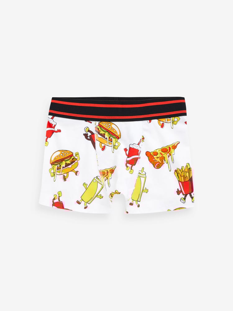 Fast Food Print Trunks 5 Pack (1.5-16yrs) - Image 2 of 8 Fast Food Print Trunks 5 Pack (1.5-16yrs) - Image 2 of 8