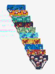 Bright Primary Print Briefs 10 Pack (1.5-10yrs) - Image 1 of 13