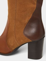 Joe Browns Brown Made You Look Suede Leather Boots - Image 3 of 3