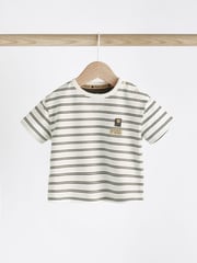 Monochrome Baby T-Shirts And Shorts Set 2 Pack - Image 3 of 10