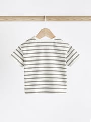 Monochrome Baby T-Shirts And Shorts Set 2 Pack - Image 5 of 10