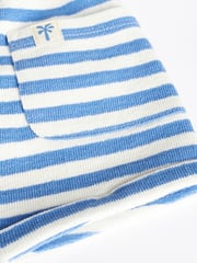 Blue/Neutral Baby 100% Cotton T-Shirts And Shorts Set 2 Pack - Image 11 of 12