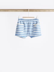 Blue/Neutral Baby 100% Cotton T-Shirts And Shorts Set 2 Pack - Image 7 of 12