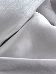 Silver Metallic Ruffle Detail One Shoulder Top - Image 7 of 7