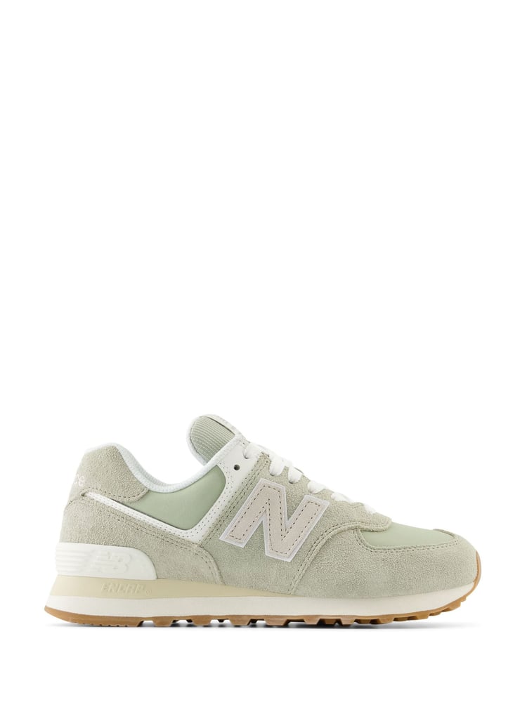 New Balance Sage Green Womens 574 Trainers - Image 1 of 6