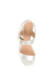 Jones Bootmaker Gold Kassidy Single Strap Heels - Image 5 of 6
