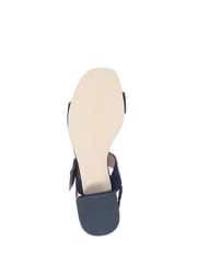 Jones Bootmaker Blue Kassidy Single Strap Heels - Image 5 of 5