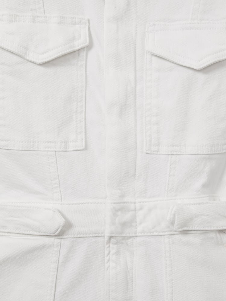 Good American White Denim Mini Dress - Image 5 of 5