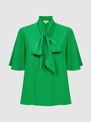 Florere Tie Neck Blouse - Image 2 of 5
