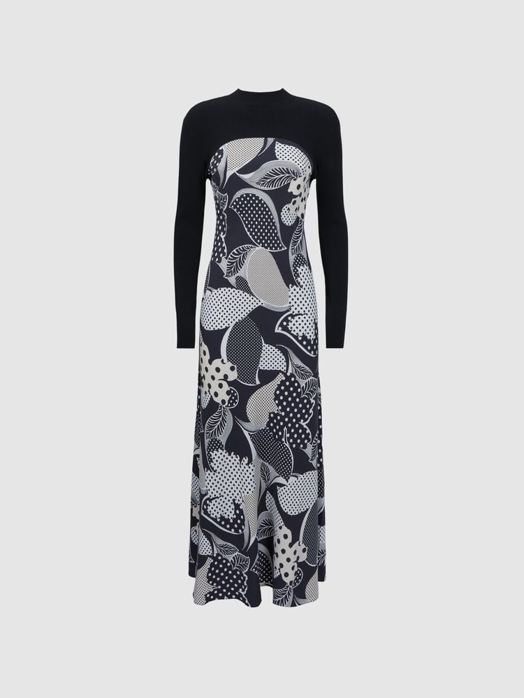 Florere Hybrid Knit Midi Dress - Image 2 of 6
