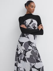 Florere Hybrid Knit Midi Dress - Image 3 of 6
