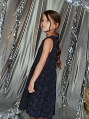 Navy Blue/ Black Floral (3-16yrs) - Image 3 of 8