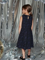Navy Blue/ Black Floral (3-16yrs) - Image 4 of 8