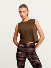 Caramel Brown Active Lightweight Tank - Image 3 of 7