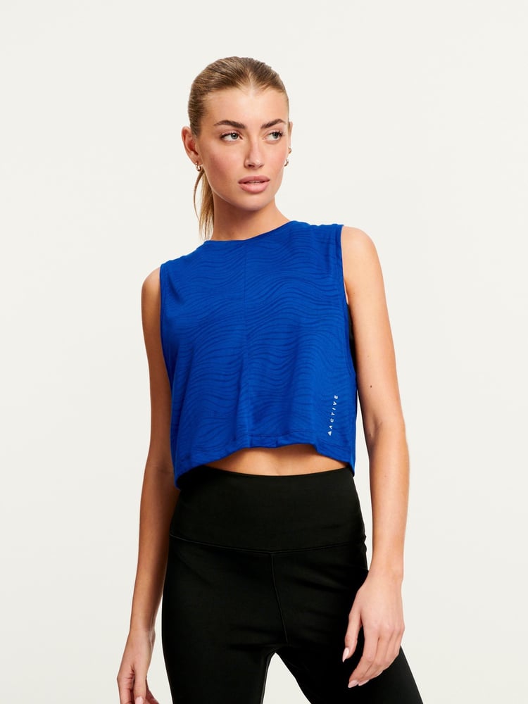 Cobalt Blue Active Lightweight Tank - Image 1 of 7