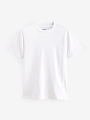 Weiß - Basic-T-Shirt in Muscle-Fit - Bild 5 von 7
